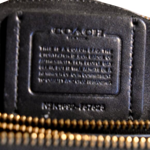 Coach Christie Carryall Leather Bag Black Style F57525 - Picture 8 of 8